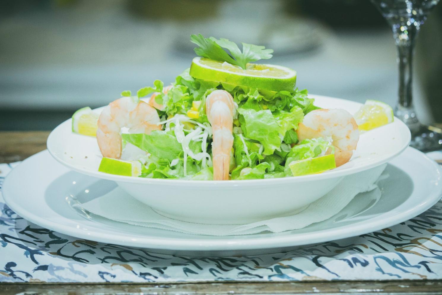 Fresh ingredients prepared for natural food delivery